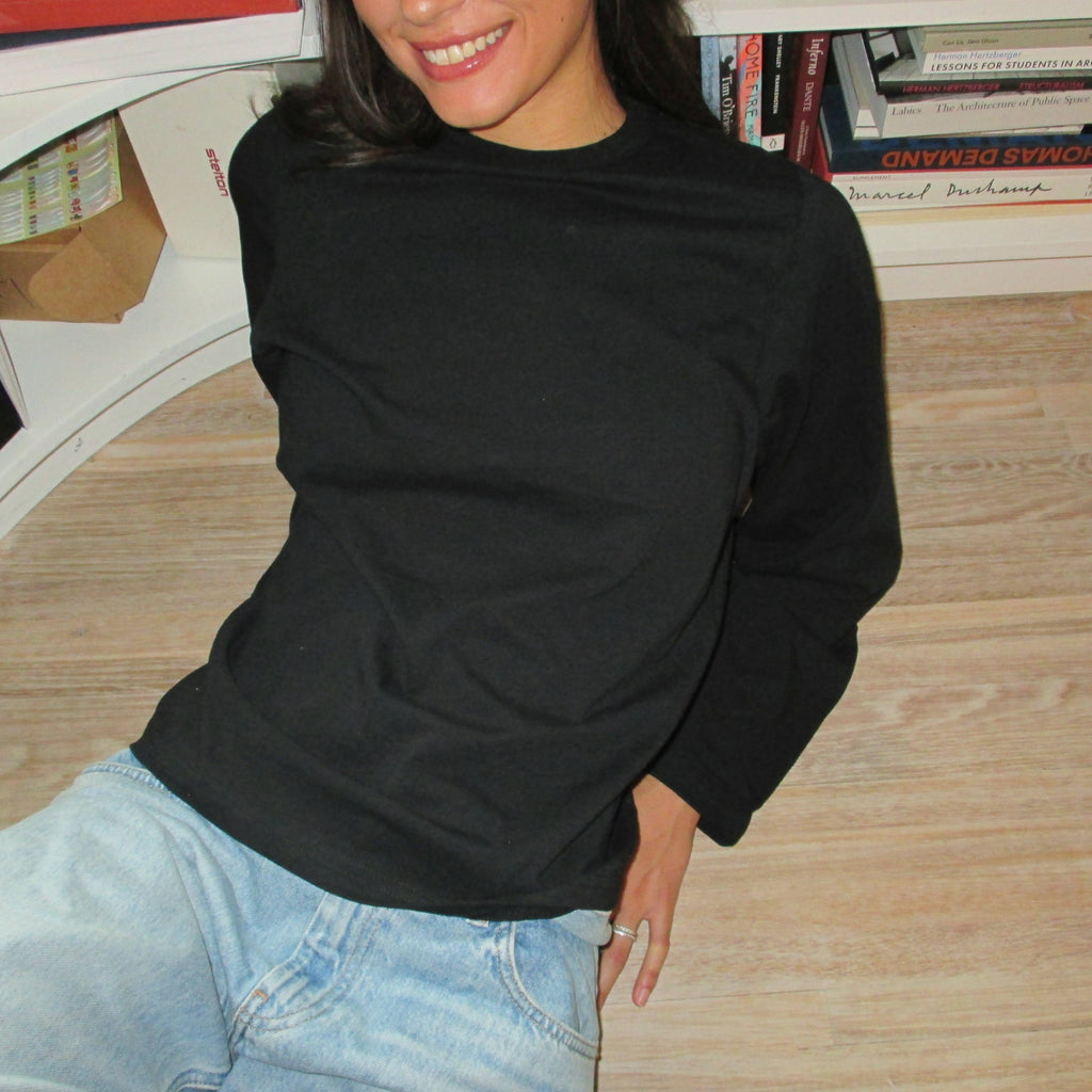 Black Pocket Long Sleeve