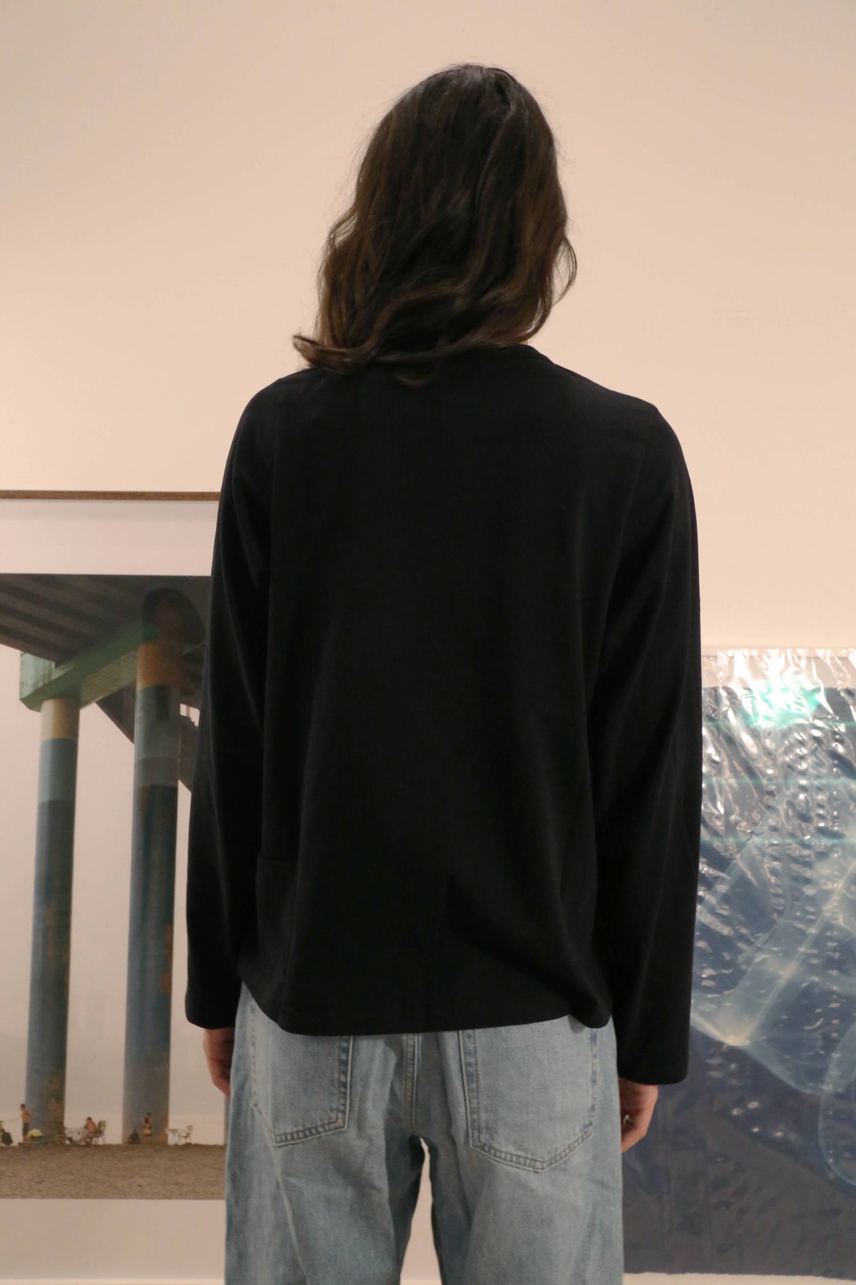 Black Pocket Long Sleeve